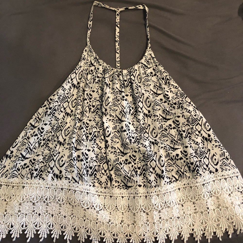 LF racerback blouse